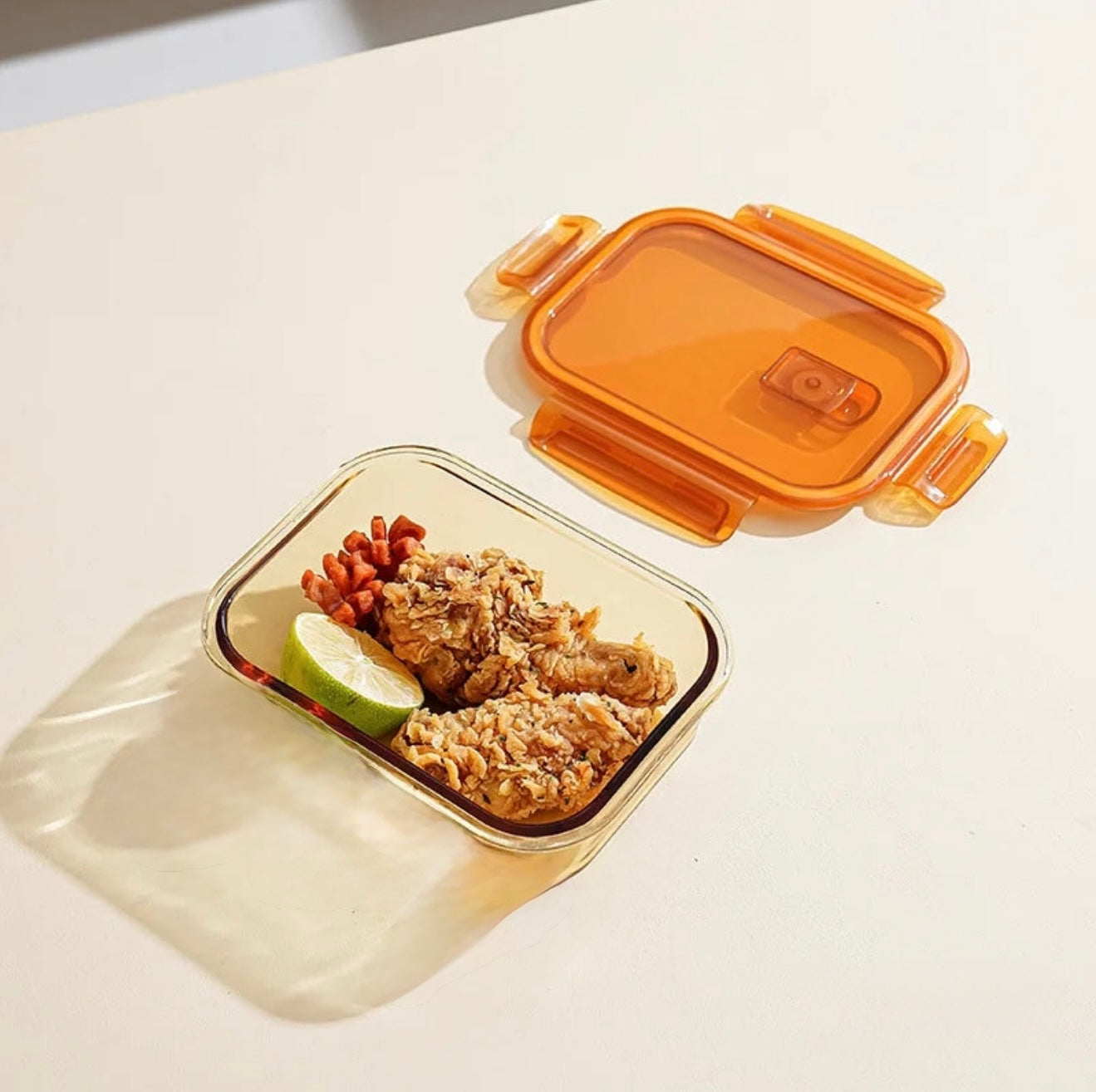 Art of mangiare™ - Glas Meal-Prep Box mit Fächern