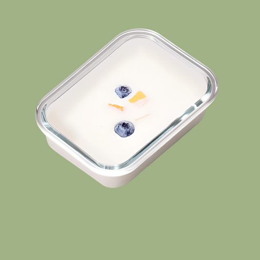 Art of mangiare™- Glas Meal-Prep Box mit schwarzem Deckel