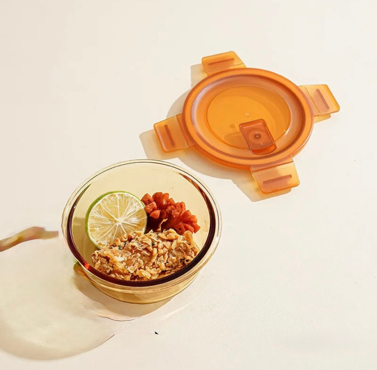 Art of mangiare™ - Glas Meal-Prep Box mit Fächern