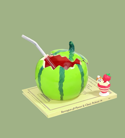 Art of mangiare™ - Wassermelone Tasse mit Deckel