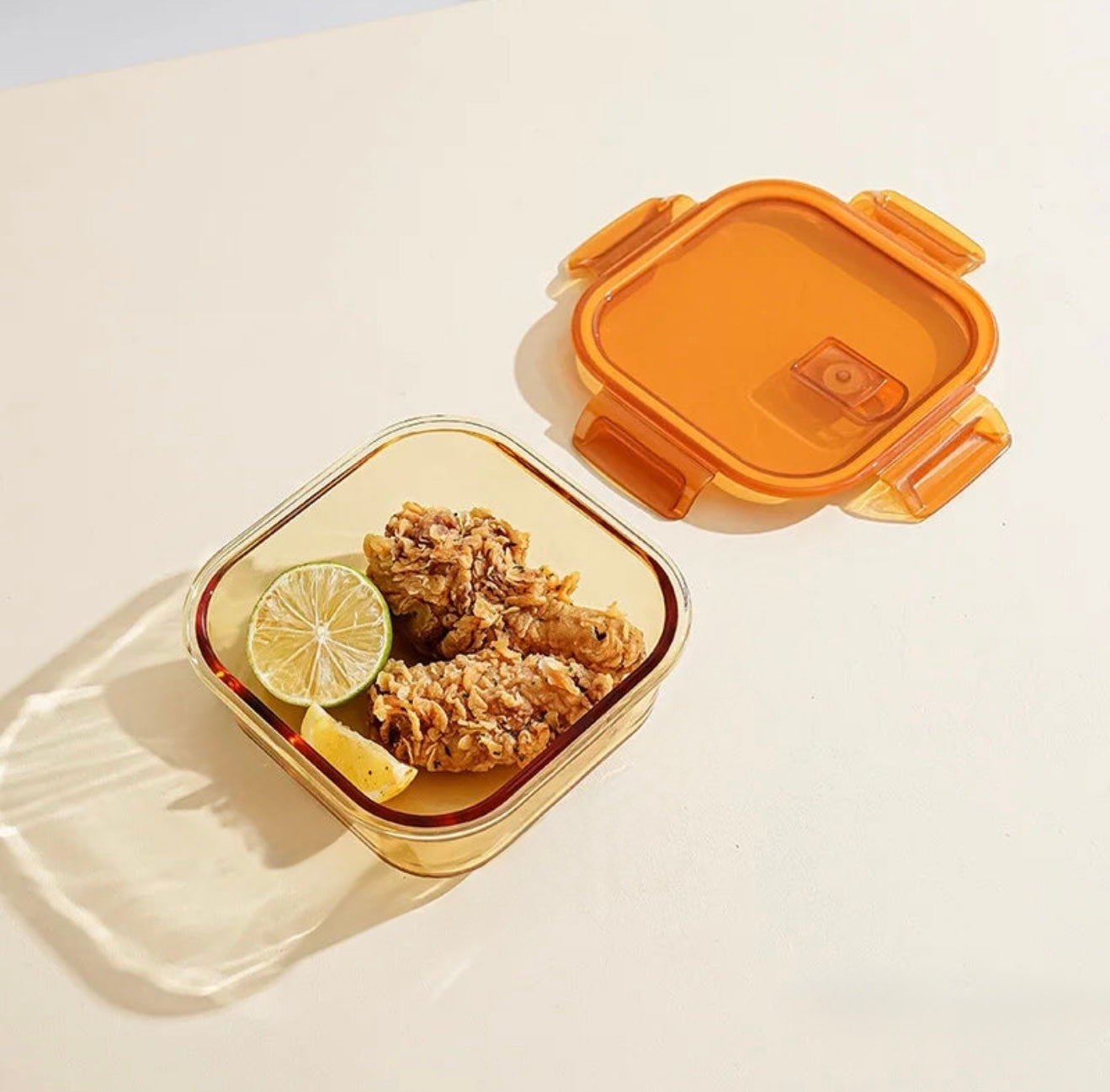 Art of mangiare™ - Glas Meal-Prep Box mit Fächern