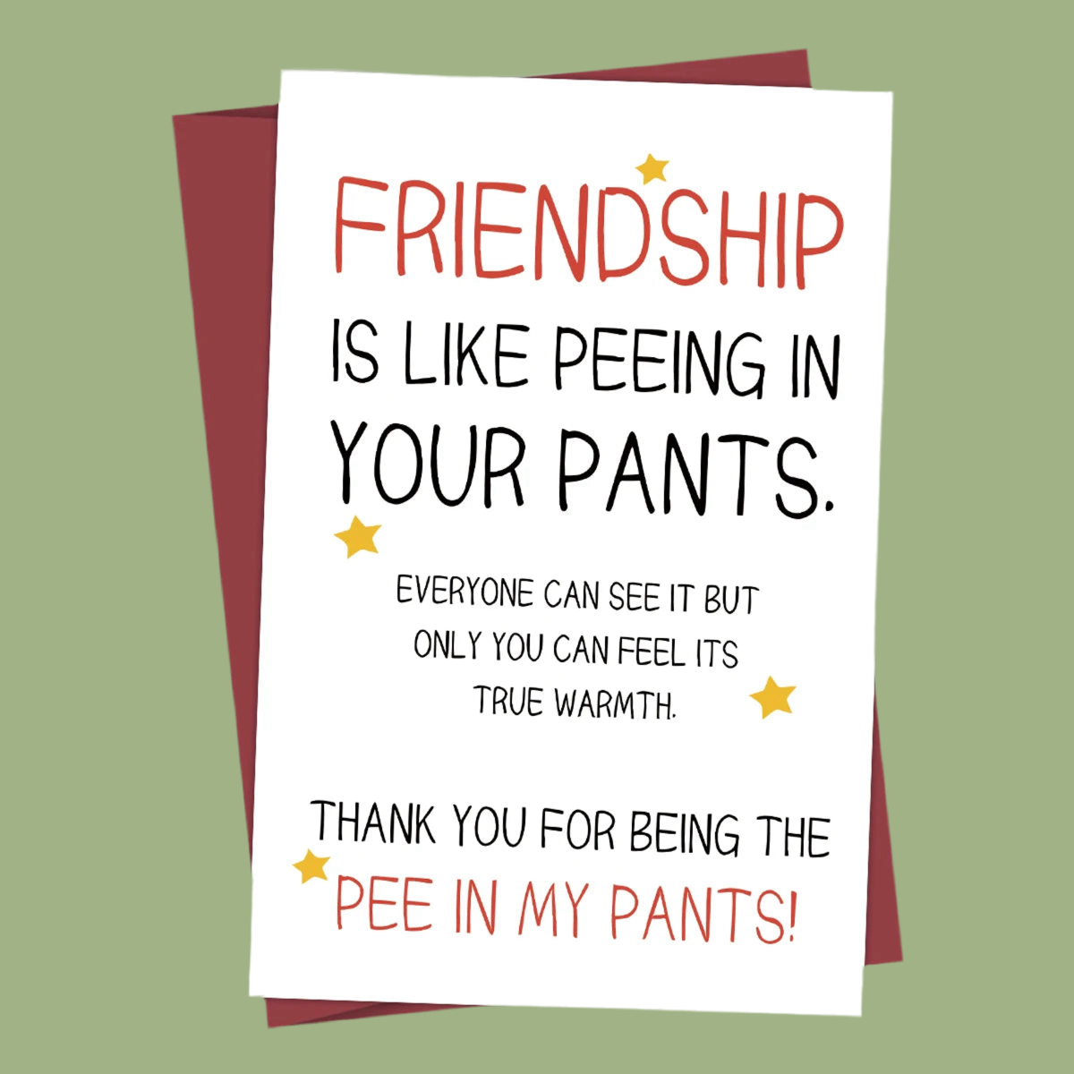 Art of mangiare™ - Lustige Freundschaftskarte