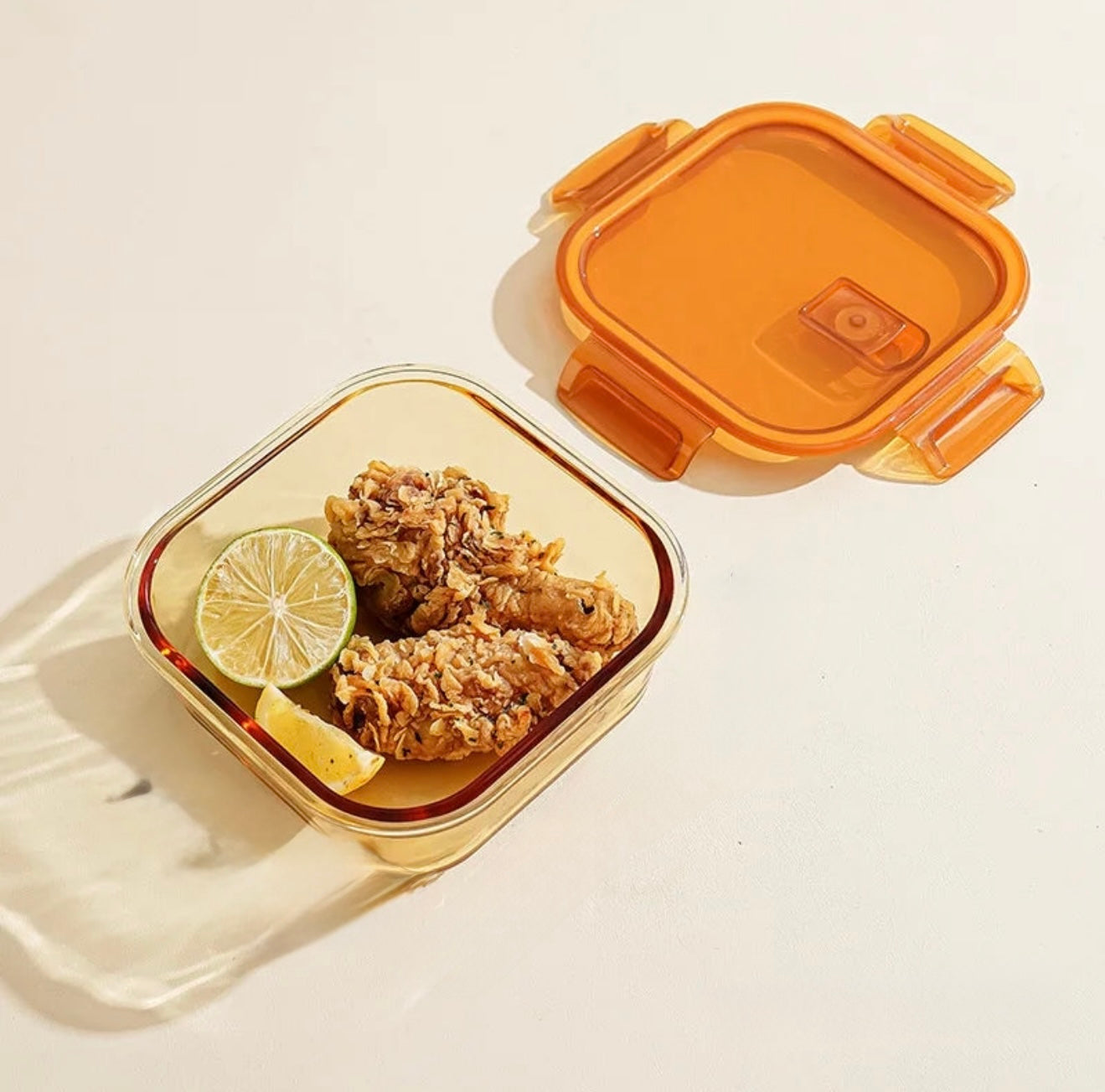 Art of mangiare™  - Glas Meal-Prep Box mit Fächern