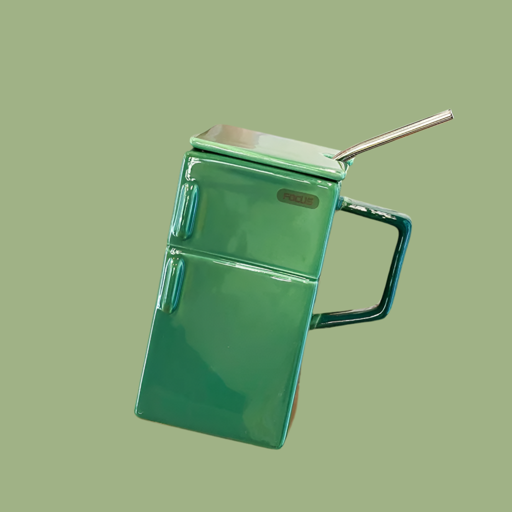 Art of mangiare™ - Retro Kühlschrank Tasse