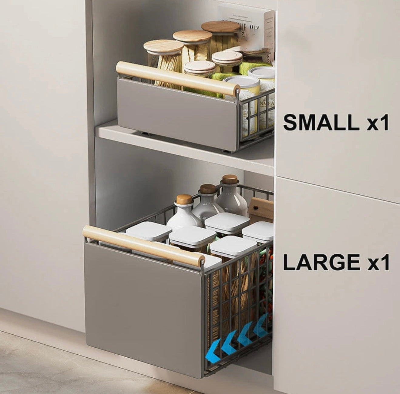 Art of mangiare™  - Faltbares Ausziehbares Organizer