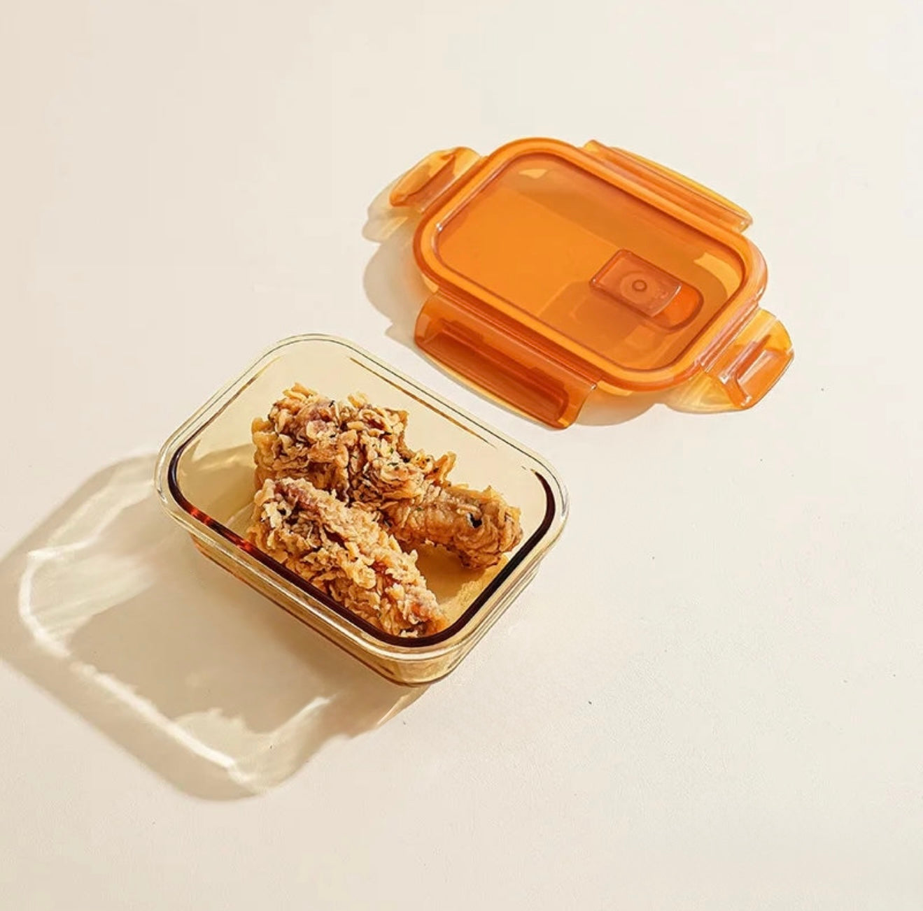 Art of mangiare™  - Glas Meal-Prep Box mit Fächern