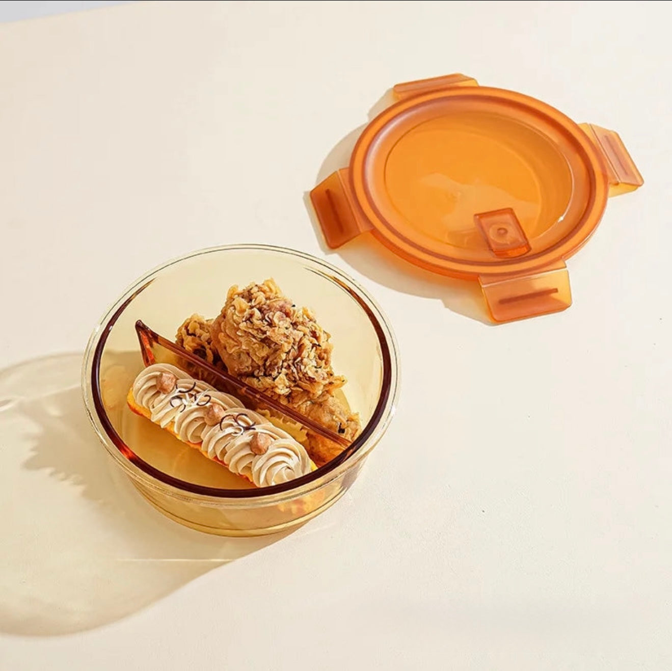 Art of mangiare™  - Glas Meal-Prep Box mit Fächern