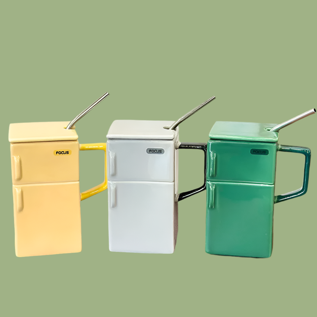 Art of mangiare™ - Retro Kühlschrank Tasse